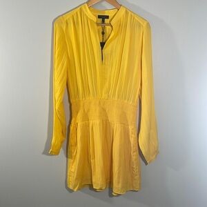 rag & bone Calista Yellow Mini Dress
